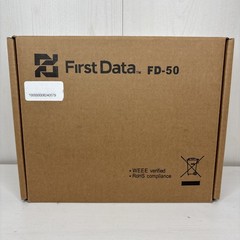 First Data FD50 EMV NFC (Dial/IP) Credit Card Machine w/ AC Adapter