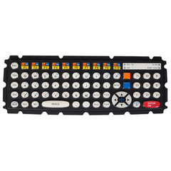 Teklogix 8525 8530 G2 QWERTY F30 Keyboard Black Silicone No Overlay Needed