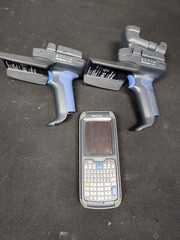 Intermec CN70e Barcode Scanner w/2 Intermec IP30 RFID Sleds