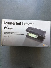 Royal Sovereign 4-Way Counterfeit Money Currency Detector RCD-2000 New
