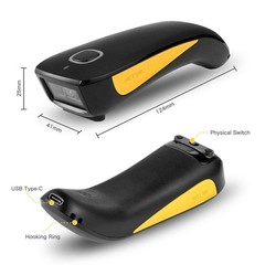 NETUM Mini Barcode Scanner 1D 2D QR Cordless for iPhone iPad Android PC POS