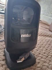 Zebra Motorola Symbol Handfree Barcode Scanner DS9208 Black USB Cable Untested