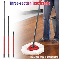 Long Telescopic Spin Mop Pole Handle Replacement 3-Section For O-Cedar EasyWring