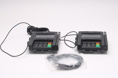 Ingenico ISC250-USP0S20B Payment Terminals W/ 2x TSA-296111170AC Cable Lot of 2