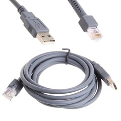 USB Cable 6ft for Symbol Barcode Scanner LS2208 LS4208 DS9208 CBA-U01-S07ZAR