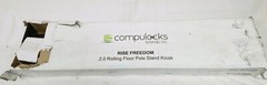 Compulocks Rise Freedom 2.0 Rolling Floor Pole Stand Kiosk New Open Box