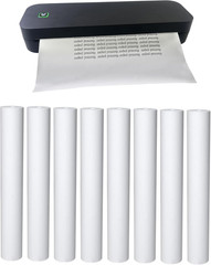 8 Rolls (About 200 Pages), A4, BPS Free, Thermal Printer Paper, BPA Free. for Ai