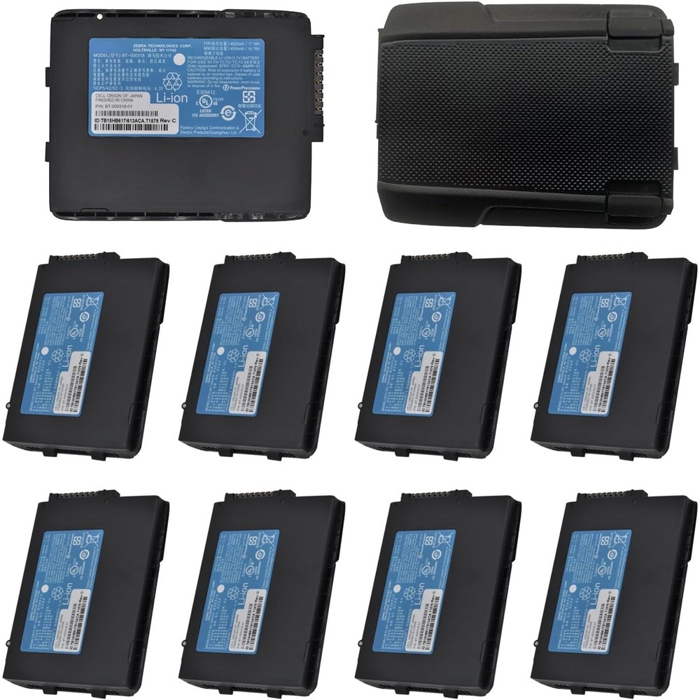 ANCBD 10-Pack BT-000318 Replacement Batteries for Zebra Symbol TC70 Series