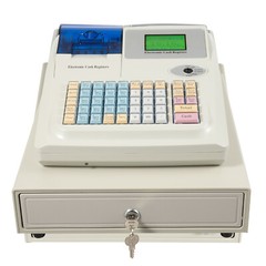 48 Keys Till Fully System Electronic Cash Register / POS System Management NEW