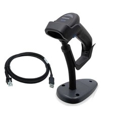 Datalogic QuickScan QD2590-BKK1S 1D 2D Handheld Imager Barcode Scanner w/ Stand