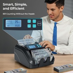 IMC51 Money Counter Machine Count Value, Add+Batch/Add+ Value Mode Bill Count…