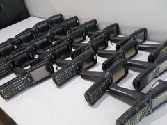 LOT OF 21 – LXE (Honeywell) MX6 Mobile Computers Pocket PC w/ Pistol Grips