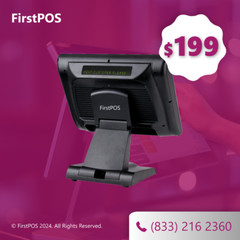 15&Prime; All in One Touchscreen Cash Register Till System For Retail Convenience Shop