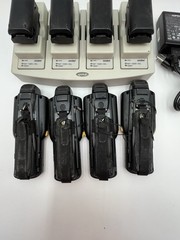 Lot of 4 Motorola Symbol MC32N0 Barcode Scanners | Powers On | Locked READ!
