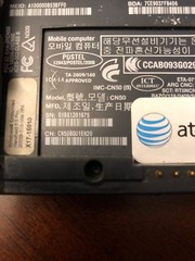Good Condition Intermec CN50 CN50BQU1EN20 GSM ATT,256M RAM , 2D Imager