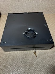 NCR 2181-3106-9090 RealPOS Key Lock Full Size Cash Drawer w/ Keys And Cable