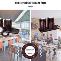 TD163 Restaurant pager system Pager For Restaurant 20 Buzzers For Food Truck