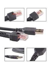 10PCS 2M Cable for Symbol Barcode Scanner LS1203 LS2208 CBA-U01-S07ZAR