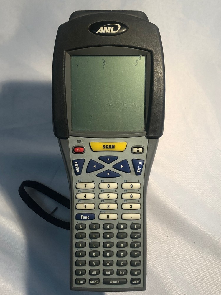 AML M7100-0201 Portable Data Terminal Scanner Used Working