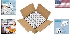 Compatible with Square, Clover – 50 Rolls, 3-1/8&Prime; x 230ft
