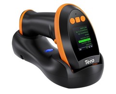 Tera Barcode Scanner Wireless with Screen Pro Version 1D 2D QR HW0009 Orange