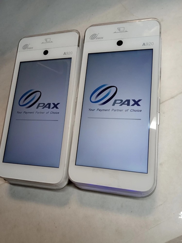 PAX A920 SMART MOBILE TABLET TERMINAL ANDROID A920 white portable payment system