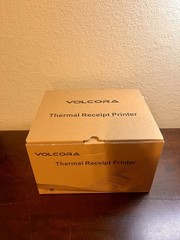 Volcora Thermal Receipt Printer, Standard USB/Ethernet- Model 500205 New In Box