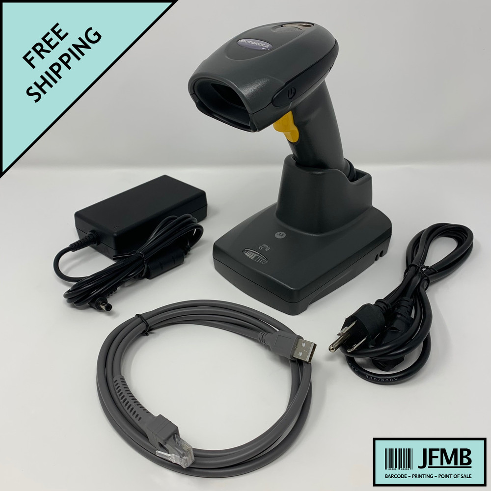 Zebra DS6878 Barcode Scanner Wireless USB 2D StandUp Presentation CR0078-PC