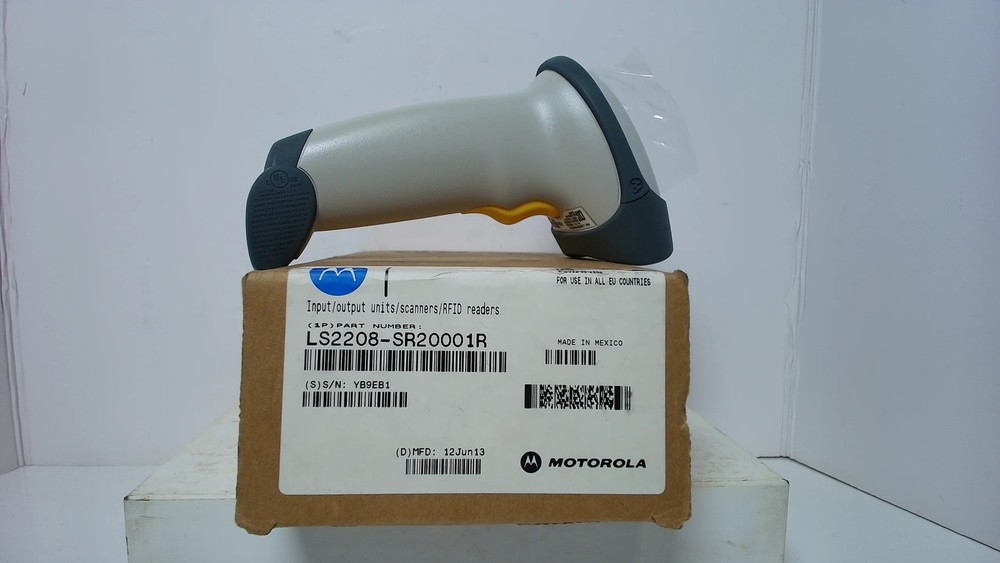 Motorola Symbol LS2208 PS2 Handheld Barcode Scanner LS2208-SR20001R-New In Box