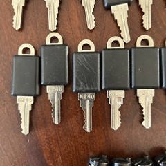 Lot of 27 Genuine Knoll Cabinet Keys & 5 Cylinders K250 K236 K237 K235 & More