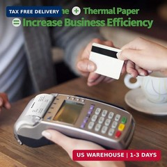 MUNBYN 2 1/4 x 50ft Thermal Paper (10 Rolls), BPA Free Receipt Paper, 58mm Therm