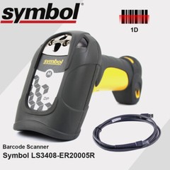 Symbol LS3408-ER20005R Handheld Long Range 1D Barcode Scanner Reader USB