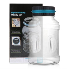 Digital Coin Counter Coin Jar Money Saving Box Best Gift