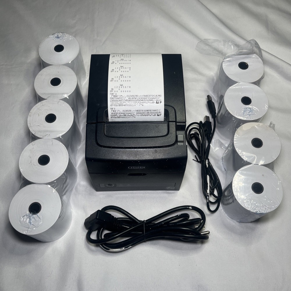 Citizen CT-S310IIUBK TZ30-M01 POS USB Serial Thermal Receipt Barcode Printer