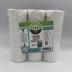 Forest Select Thermal Receipt Paper 2-1/4&Prime; x 165&prime; | 9 Rolls | BPA Free | USA Mad