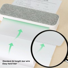 NEW 100 Sheets A4 Thermal Printer Paper Folded Waterproof Oil Scratch Resistant