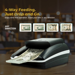 Counterfeit Bill Money Detector Machine, Fake Dollar Detection KHIPPUS K630