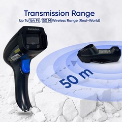 ✅Wireless 2D QR Code Barcode Scanner w/Full Kit – Similar to Symbol DS6878🔥