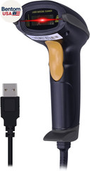 USB Laser Barcode Scanner Wired Handheld Bar Code Scanner Reader Black