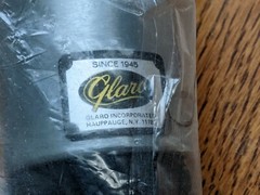 Vintage [NOS] Glaro 8 ft. Crowd Control Rope Black Velour Satin Chrome Snap Ends