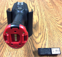 Keyence SR-G100 Wireless Barcode Reader w/its SR-B1 Rechargeable Li-ion Battery