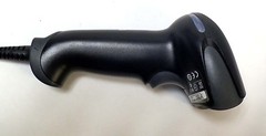 HONEYWELL 1900GHD-2 BARCODE w/STAND SCANNER PARTIALLY TESTED AND WORKING!!