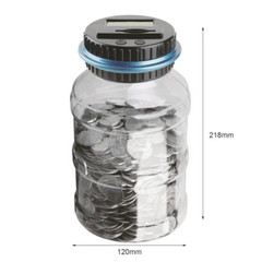 Digital Coin Counter Coin Jar Money Saving Box Best Gift