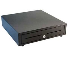 APG Vasario Cash Drawer- Painted Front with Dual Media Slots, USB Hid, 16&Prime; x 16&Prime;