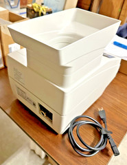 Ribao HCS-3300 High Speed Coin Counter, Heavy Duty Coin Sorter w/ Large Hopper