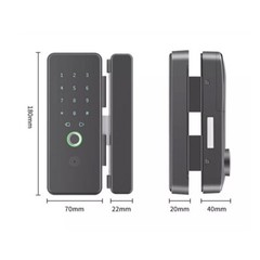 Glass Door Electronic Intelligent Fingerprint Lock /Office Combination Lock