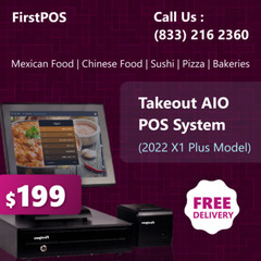 FirstPOS 15in Touch Screen POS Cash Register Till System