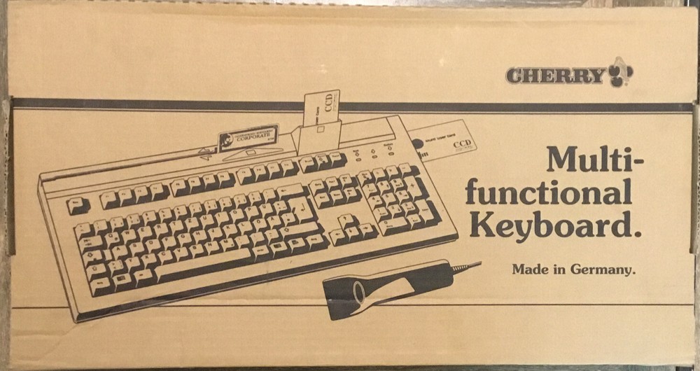 3 Cherry MY8000 PS/2Programmable Keyboard w/Built-In Card Reader G81-8950LPBCD-2