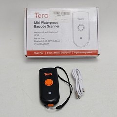 Tera Wireless Mini Pocket 1D Barcode Scanner 3-in-1 BT USB Wired & 2.4G Wireless