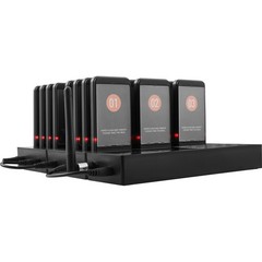 Uimoso Wireless Restaurant Paging System with 24 Guest Call Coasters
